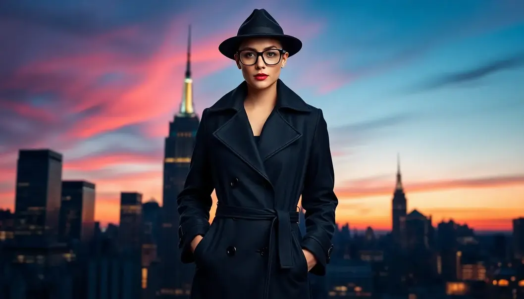 Reviving the Written Runway: Book Genres that Sizzle! An image showcasing the cover of a chic mystery novel with a fashionable detective.