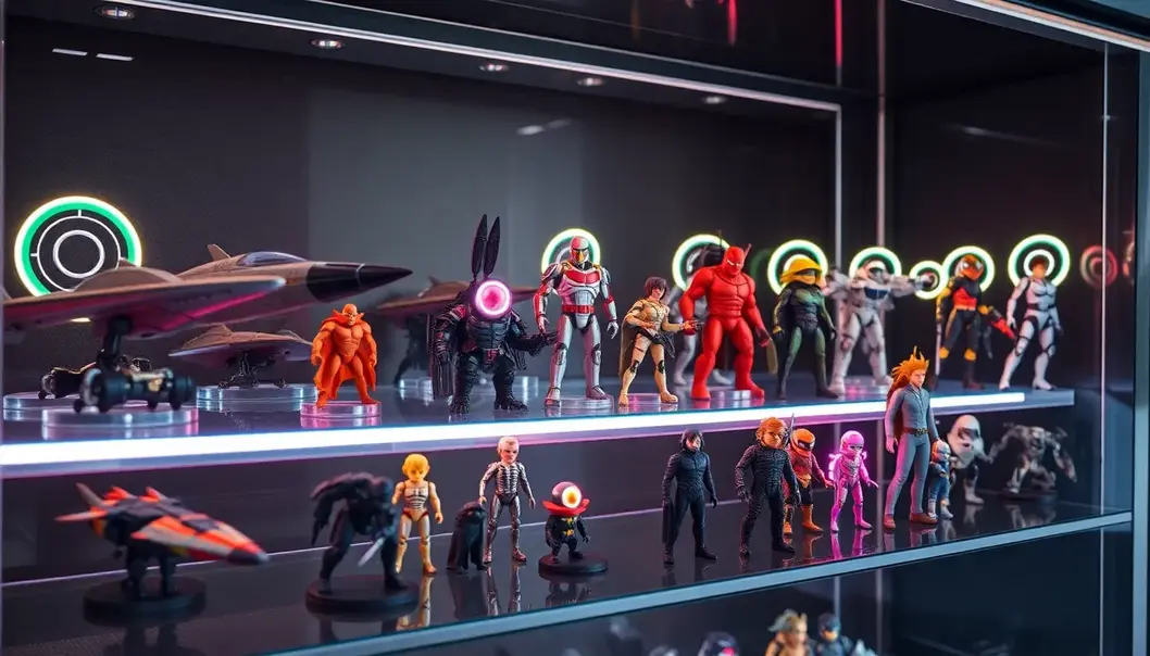 A colorful collection of anime figures lighting up 2025.